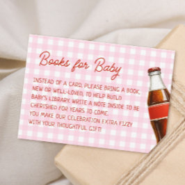Begäran om redo till popup Soda Cola Baby Shower B Tilläggskort