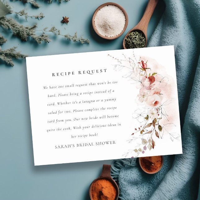 Begäran om registrering av Dusky Fall Marsala Blom Tilläggskort (Skapare uppladdad)