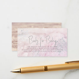 Begäran om Rosa Bok av snöflingan från Winter Silv Tilläggskort