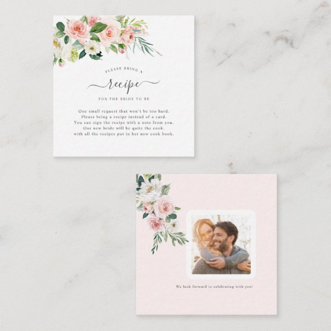 Begäran om Rosa ros för   för ArtsApp Anteckningskort (Fram/baksida)