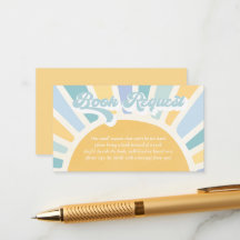 Begäran om Solskine Baby Shower Boho Retro Bok