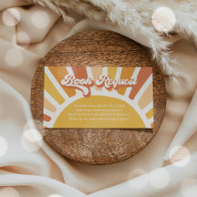 Begäran om Solskine Baby Shower Boho Retro Bok