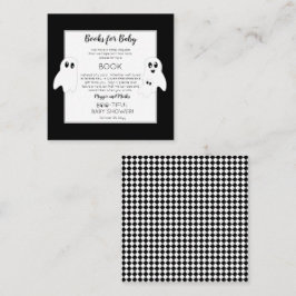 Begäran om spöken Baby Shower Bok Tilläggskort