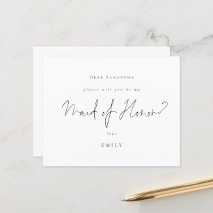 Begäran om svartskript i Maid of honor