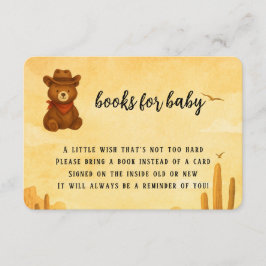 Begäran om Western babyskiss för Bok Tilläggskort
