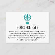 Begärandekort för Teal Glitter Luftballong Bok