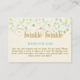 Begärandekort för Twinkle Little Star Mint Guld Bo Tilläggskort