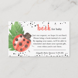 Begärd babydusch för kalkylera vattenfärg Ladybug  Tilläggskort
