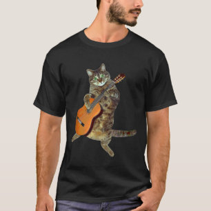 Begåvad tabbygitarrspelare t-shirt