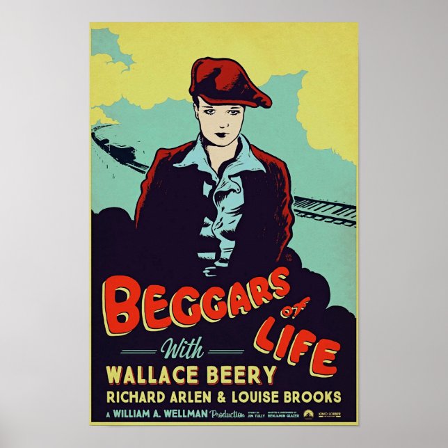 Beggars of Life 1928 Klassisk Film Poster (Framsidan)