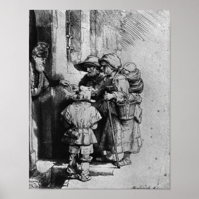 Beggars vid en kammares dörr, 1648 poster (Framsidan)