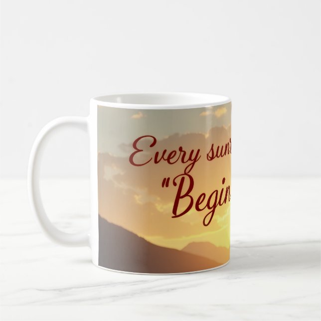 Begin Again Mug Kaffemugg (Vänster)