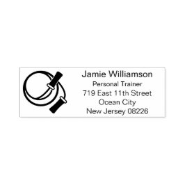 Beginner Fitness Hoppa över Rope-Returadress Självfärgande Stämpel