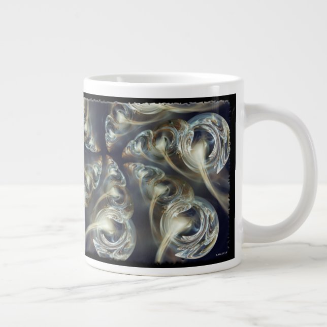 Begird Abstrakt Jumbo Mugg (Höger)