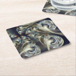 Begird Abstrakt Underlägg Papper Kvadrat