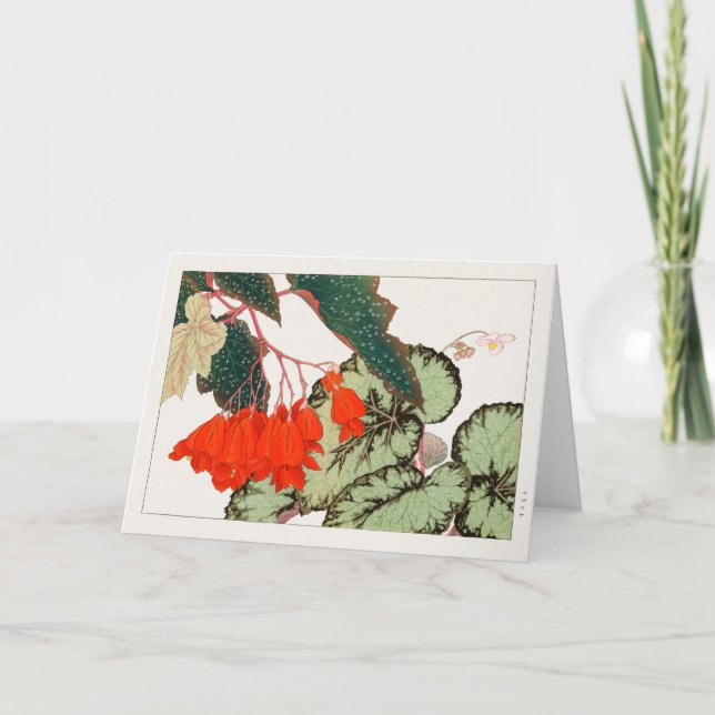 Begonia av Tanigami Konan Kort (Framsida)