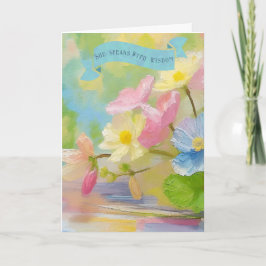 Begonia Flowers Vas,Bible Verses Mor Day Helgkort