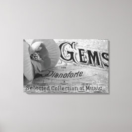 Begonia Gems Pianoforte Canvastryck