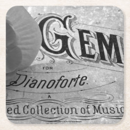 Begonia Gems Pianoforte Underlägg Papper Kvadrat