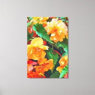 BEGONIAS CANVASTRYCK