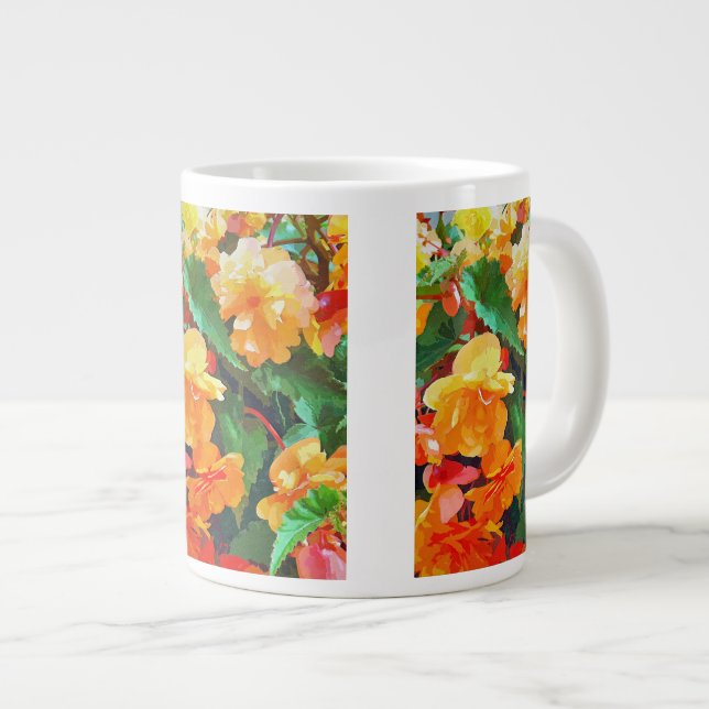 BEGONIAS JUMBO MUGG (Framsida höger)