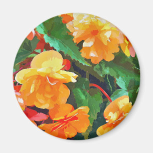 BEGONIAS MAGNET