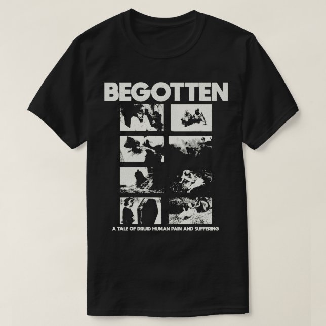 BEGOTTEN Kultskräck Nihilism Film T Shirt (Design framsida)