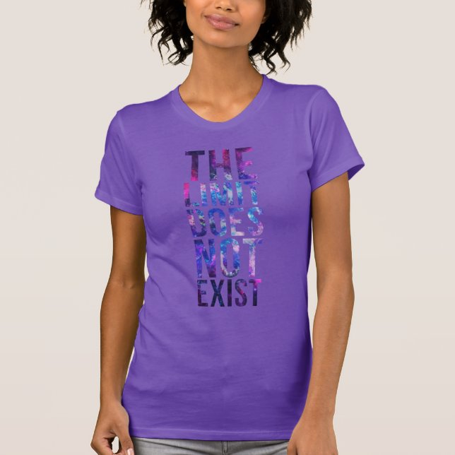 Begränsa finns inte t-shirt (Framsida)