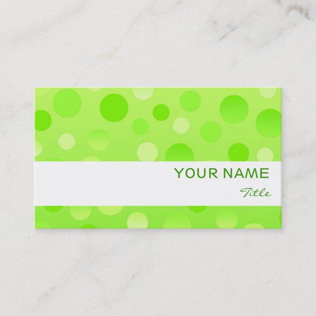 Begränsa Fizz-mall för vita rand-visitkort Visitkort (Framsida)