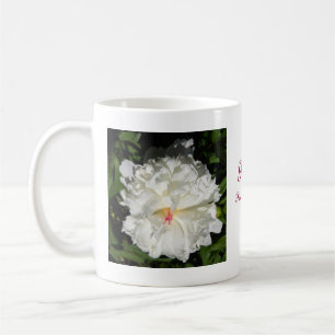 Begränsa Paeonia lactiflora Kaffemugg