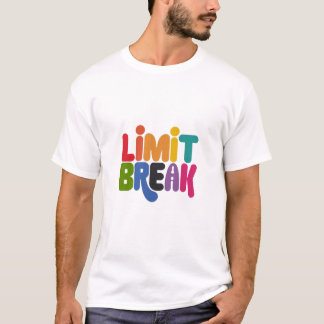 Begränsa radbrytningen T-Shirt - Ge Stil med fetst