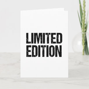 BEGRÄNSAD EDITION Anpassningsbar Funny Birthday Gi Kort
