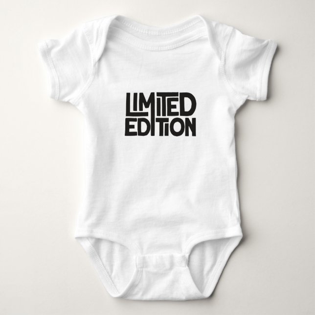 Begränsad Edition Baby Bodykostym T Shirt (Framsida)