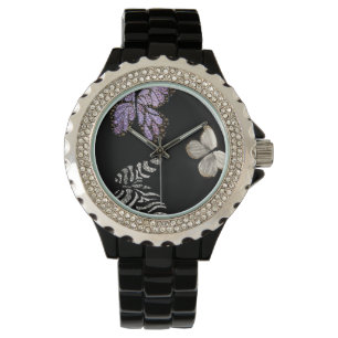 Begränsad Edition Black Butterfly Watch Armbandsur