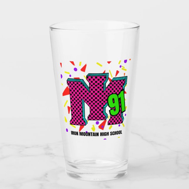 BEGRÄNSAD EDITION: IMHS-klass 1991 Party Pint Glaskopp (Framsida)