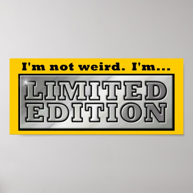 Begränsad Edition Poster (Framsidan)