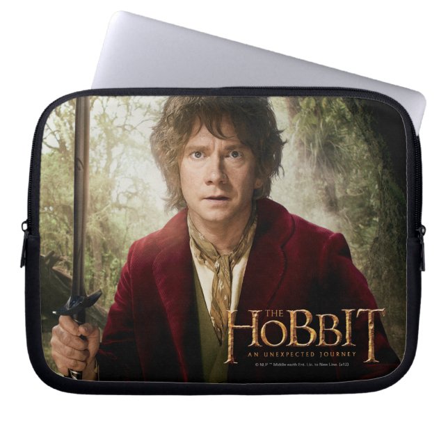 Begränsad Edition-teckning: BILBO BAGGINS™ Laptop Sleeve (Framsidan)