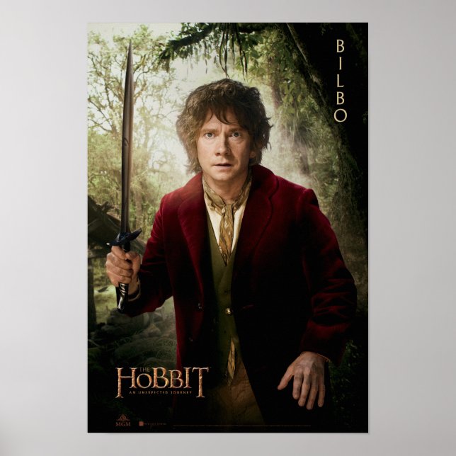 Begränsad Edition-teckning: BILBO BAGGINS™ Poster (Framsidan)