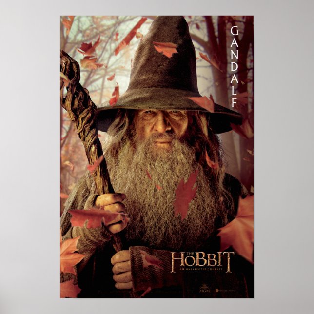Begränsad Edition-teckning: Gandalf Poster (Framsidan)