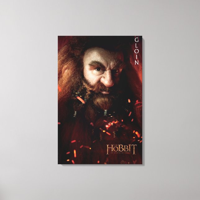 Begränsad Edition-teckning: Gloin Canvastryck (Framsida)