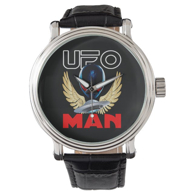 BEGRÄNSAD EDITION UFO MAN WATCH ARMBANDSUR (Framsida)