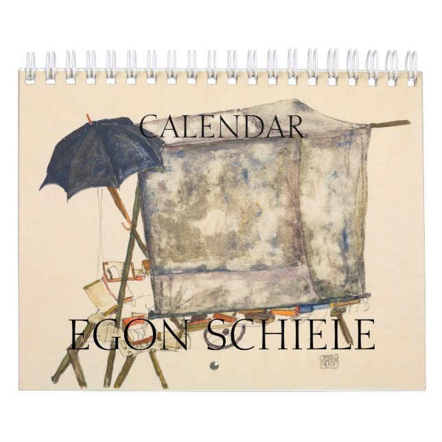  BEGRÄNSAD KALENDER: EGON SCHIELE : TECKNING KALENDER (Omslag)