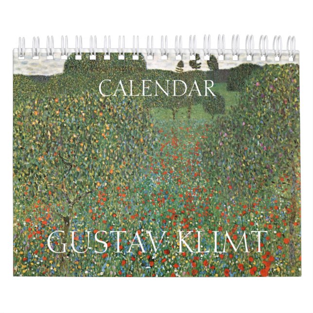  BEGRÄNSAD KALENDER: GUSTAV KLIMT : PAINTINGAR KALENDER (Omslag)