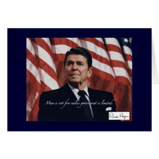 Begränsad regering hälsningskort