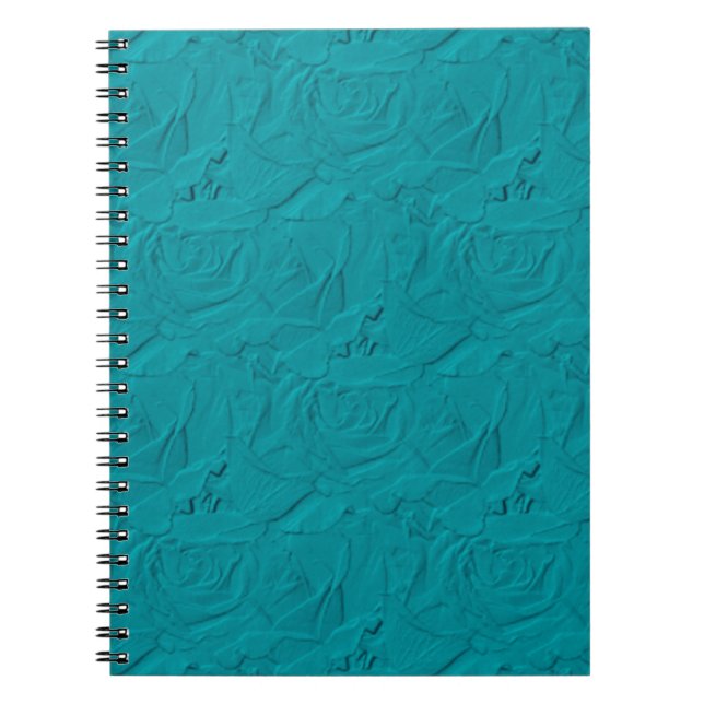 BEGRÄNSAD TEAL-NOTEBOOK FÖR Ro Anteckningsbok Med Spiral (Framsidan)