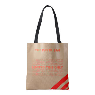 Begränsad tid endast THE Paper Bag shopping tote h Tygkasse