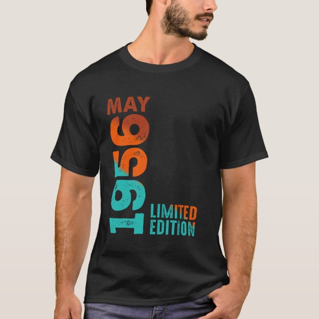 Begränsad upplaga 1956 Maj 1956 T Shirt (Framsida)