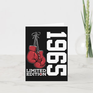 Begränsad upplaga 1965 Boxer 60-årsfirande boxning Kort