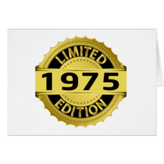 Begränsad upplaga 1975 hälsningskort