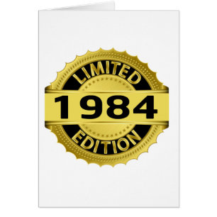 Begränsad upplaga 1984 hälsningskort